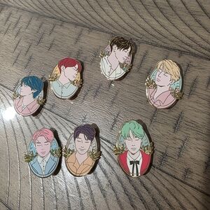 BTS Enamel Pins
